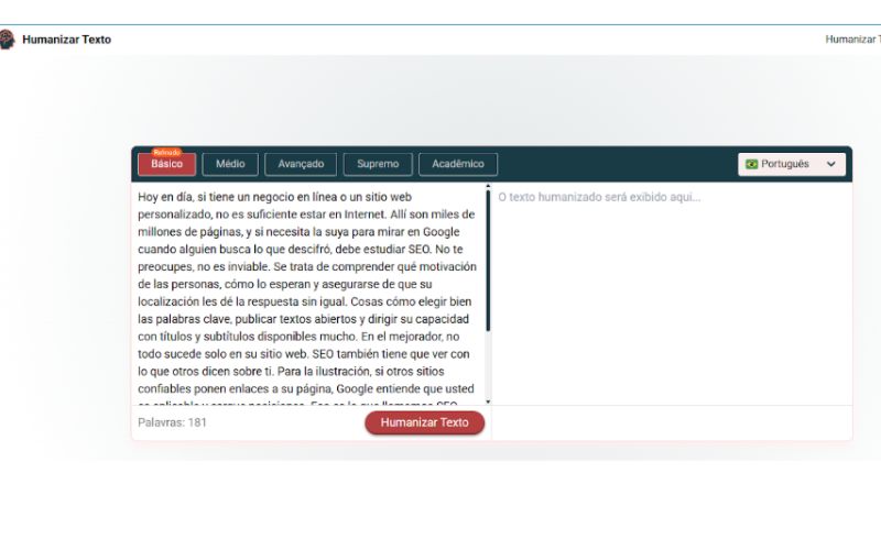 humanizador texto