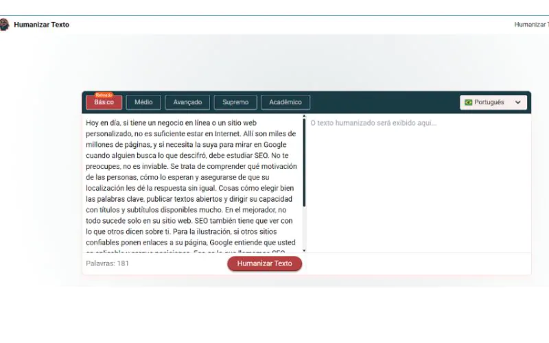 humanizador texto