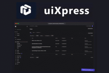 uiXpress – Simple & Powerful Admin Theme for WordPress - v1.0.24