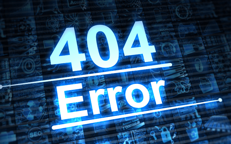 Qual significado de erro 404?