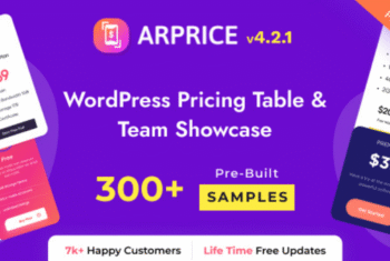 ARPrice – WordPress Pricing Table Plugin - v4.2.1