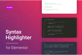 Coder – Syntax Highlighter for Elementor - v1.0.13