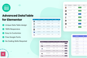 Datalentor – Advanced DataTable for Elementor - v1.0.3