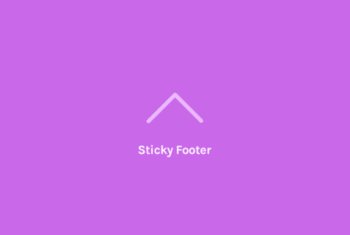 OceanWP Sticky Footer - v2.1.0