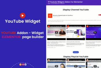 YouTube Widgets – Addon for elementor page builder - v1.0.2