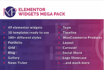 Elementor Widgets Mega Pack - V1.0