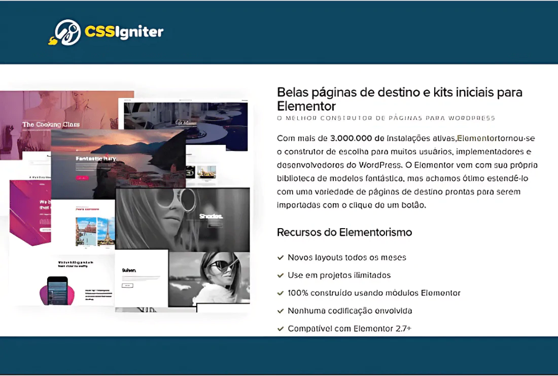 CSSIgniter Elementorism | 56 Landing Pages