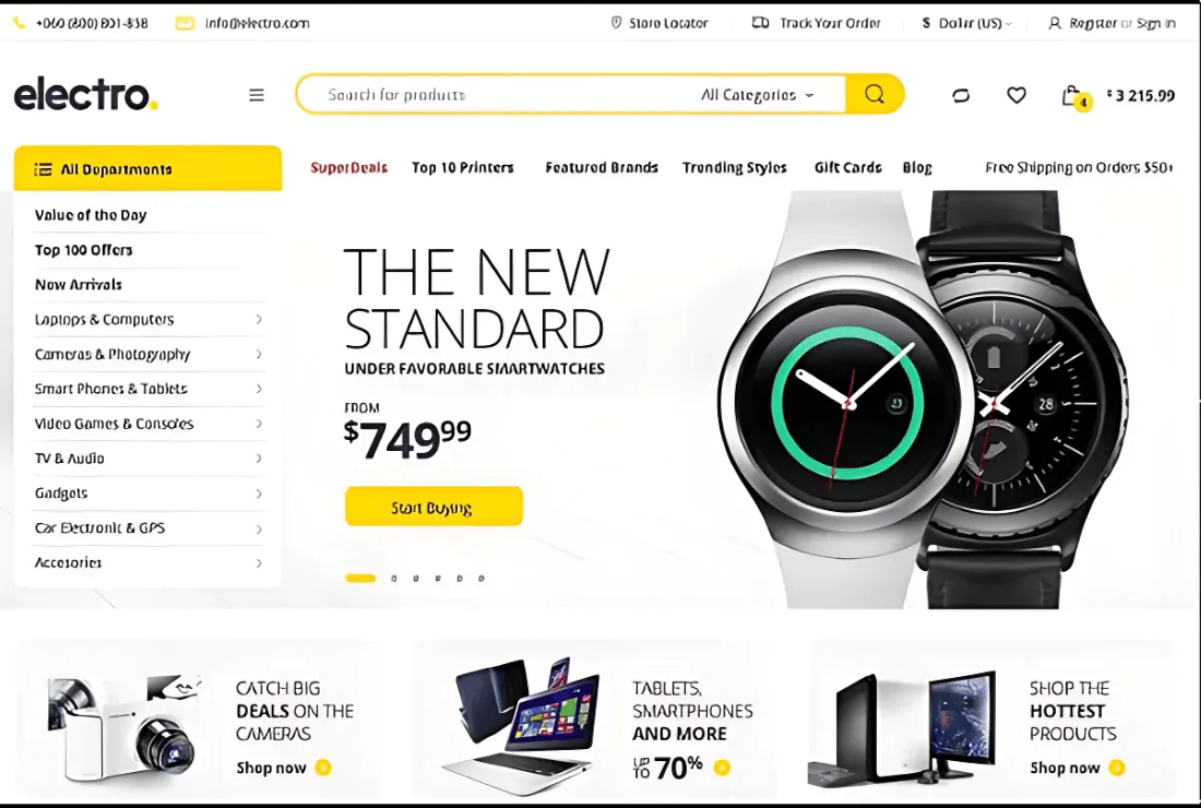 Tema Electro - Electronics Store WooCommerce Theme – Robusto e Flexível -  v3.5.7
