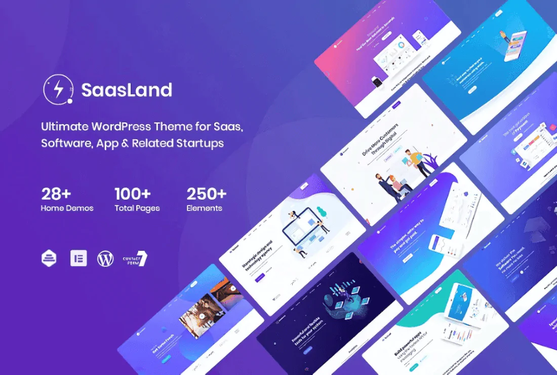 Saasland – MultiPurpose WordPress Theme for Startup - v3.7.1
