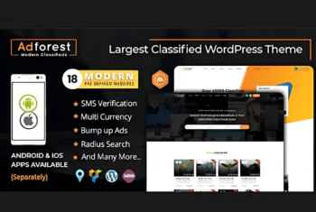 AdForest - tema de anúncios classificados WordPress - v5.1.9