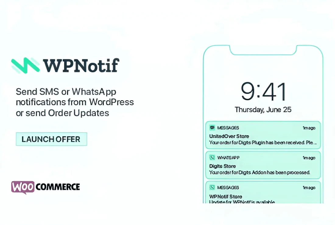 WPNotif – WordPress SMS & WhatsApp Message Notifications - v3.0.3