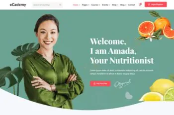eCademy – Online Courses, Coaching & Education LMS WP Theme - v7.2