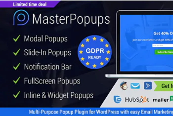 Master Popups – WordPress Popup Plugin for Email Subscription - v3.9.2