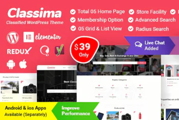 Classima – Classified Ads WordPress Theme - v2.10.1