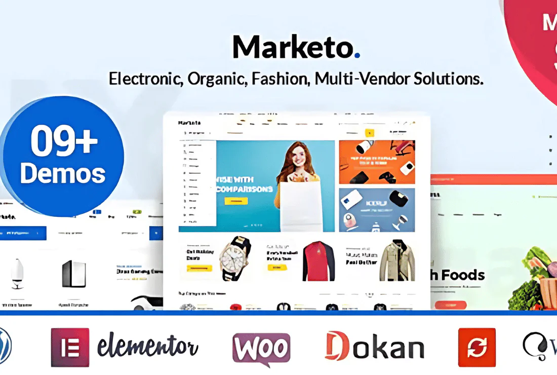 Marketo – eCommerce & Multivendor Marketplace Woocommerce WordPress Theme - v5.3.0