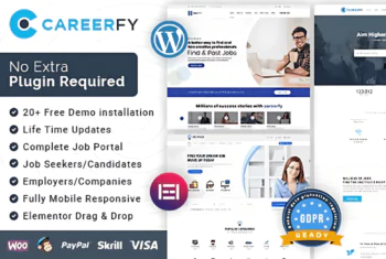 Careerfy – Job Board WordPress Theme - v9.9.8