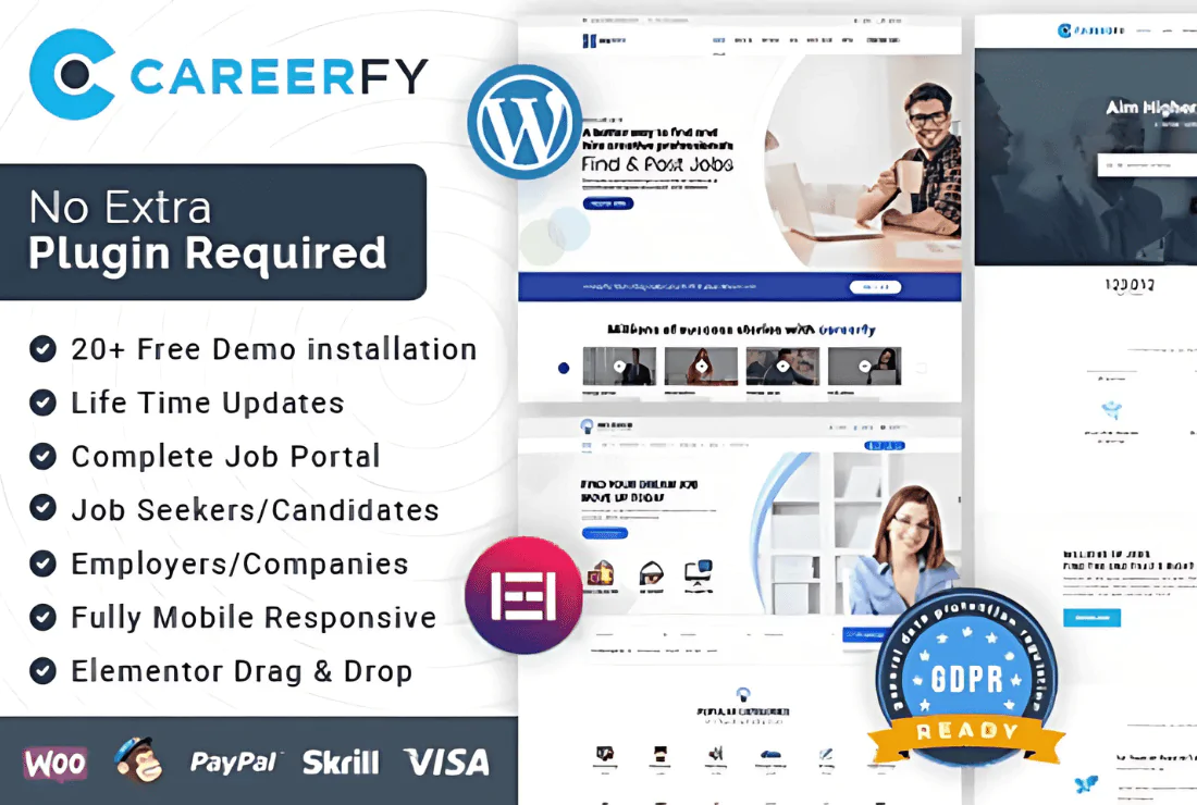 Careerfy – Job Board WordPress Theme - v10.1.1