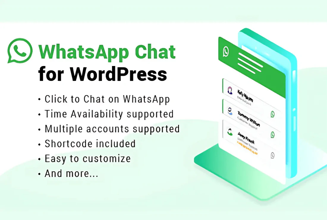 WhatsApp Chat WordPress - v3.7.1