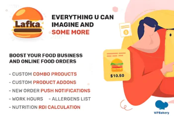 Lafka - WooCommerce Theme for Burger - Pizza & Food Delivery - v4.3.5