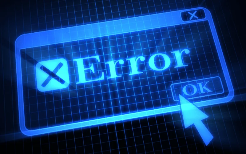 há um erro crítico no seu site. localhost
