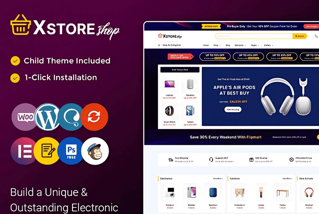 XStore | Responsivo e Multifuncional | WooCommerce WordPress | v9.5.4