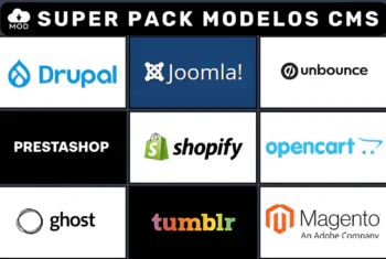Super Pack Modelos CMS | Os Melhores Sites Prontos Para Diferentes CMS