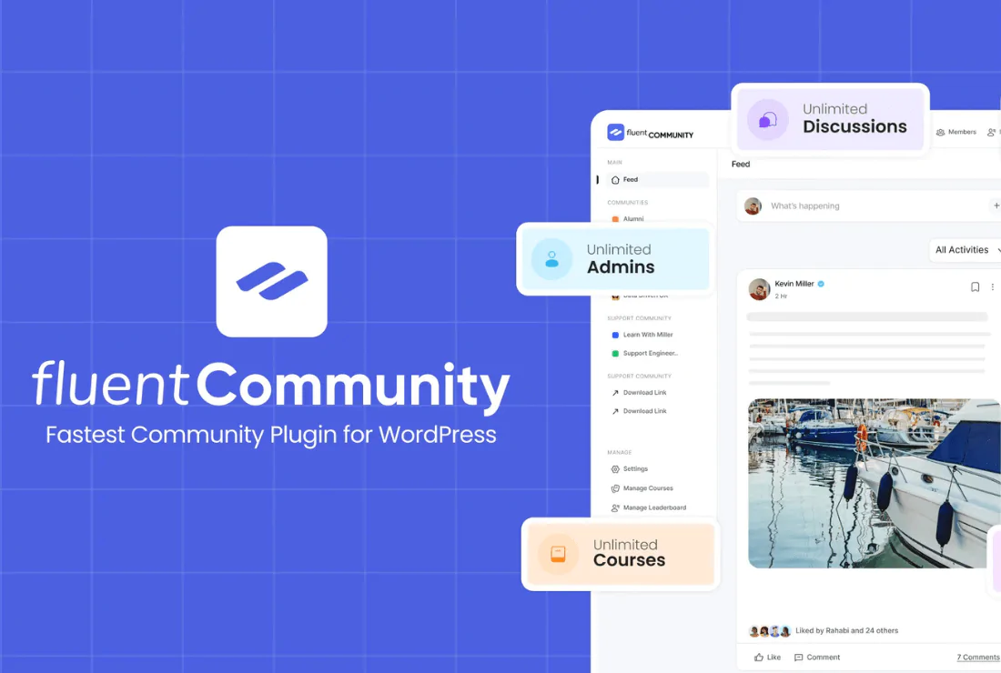 WPManageNinja | FluentCommunity Pro - v1.5.0