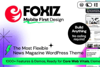 Foxiz – WordPress Newspaper News and Magazine - v2.6.3
