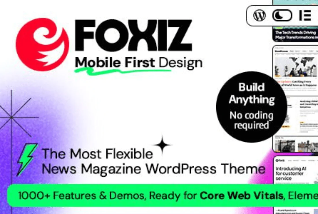 Foxiz – WordPress Newspaper News and Magazine - v2.6.5