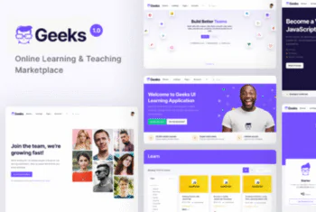 Geeks – Online Learning Marketplace WordPress Theme - v1.2.36