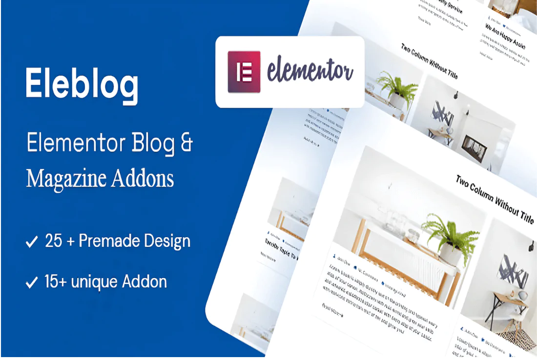 Eleblog – Elementor Magazine and Blog Addons - v2.0.3
