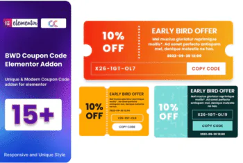 Elementor Coupon Code WordPress Plugin - v1.4