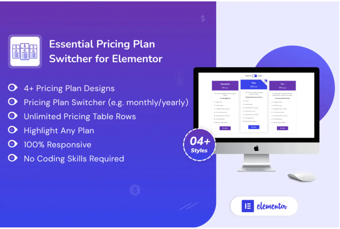 Essential Pricing Plan Switcher for Elementor - v1.0.4