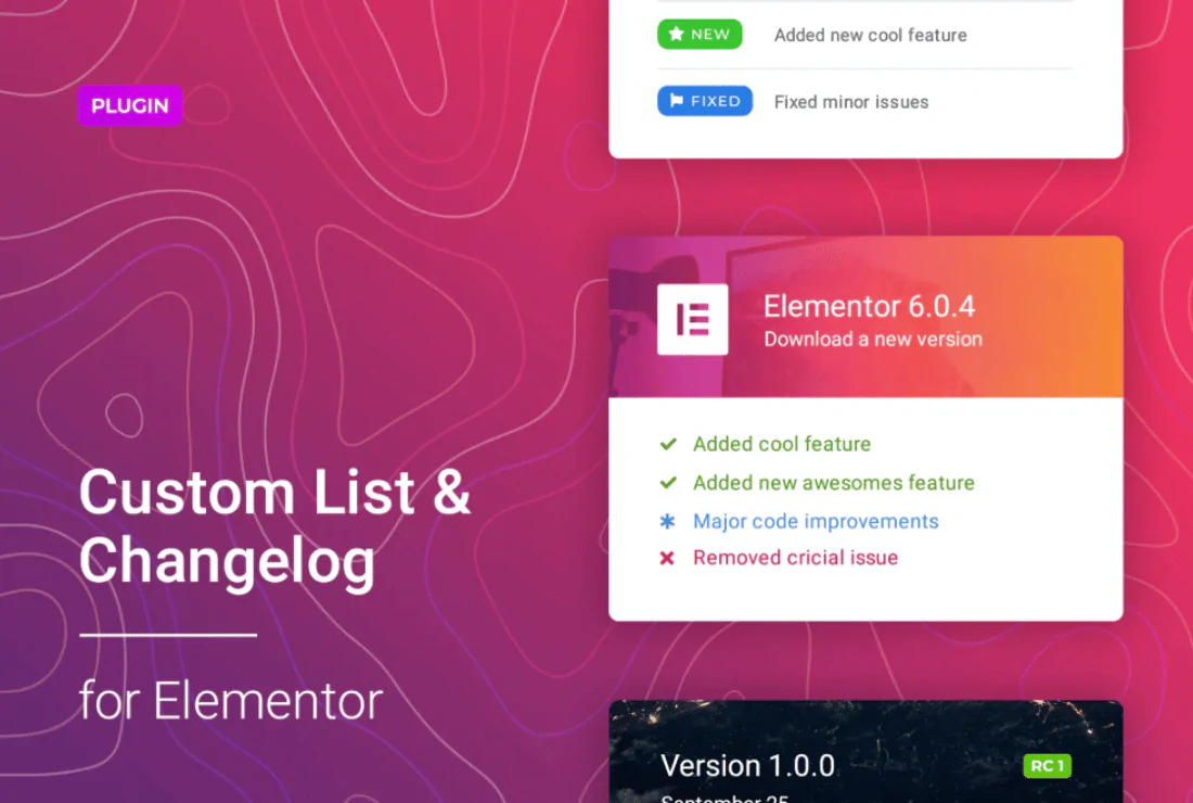 Logger – Changelog & Custom List for Elementor - v1.0.9