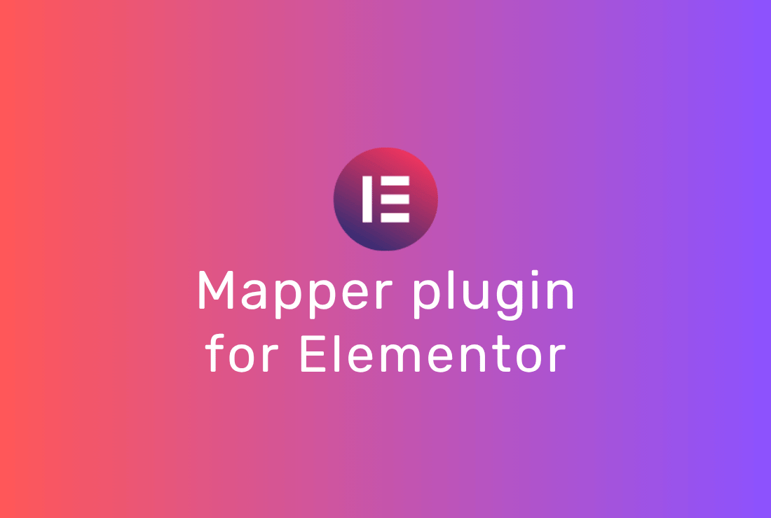 Mapper – Interactive World Map for Elementor - v1.0.5