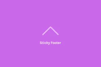 OceanWP Sticky Footer - v2.1.0