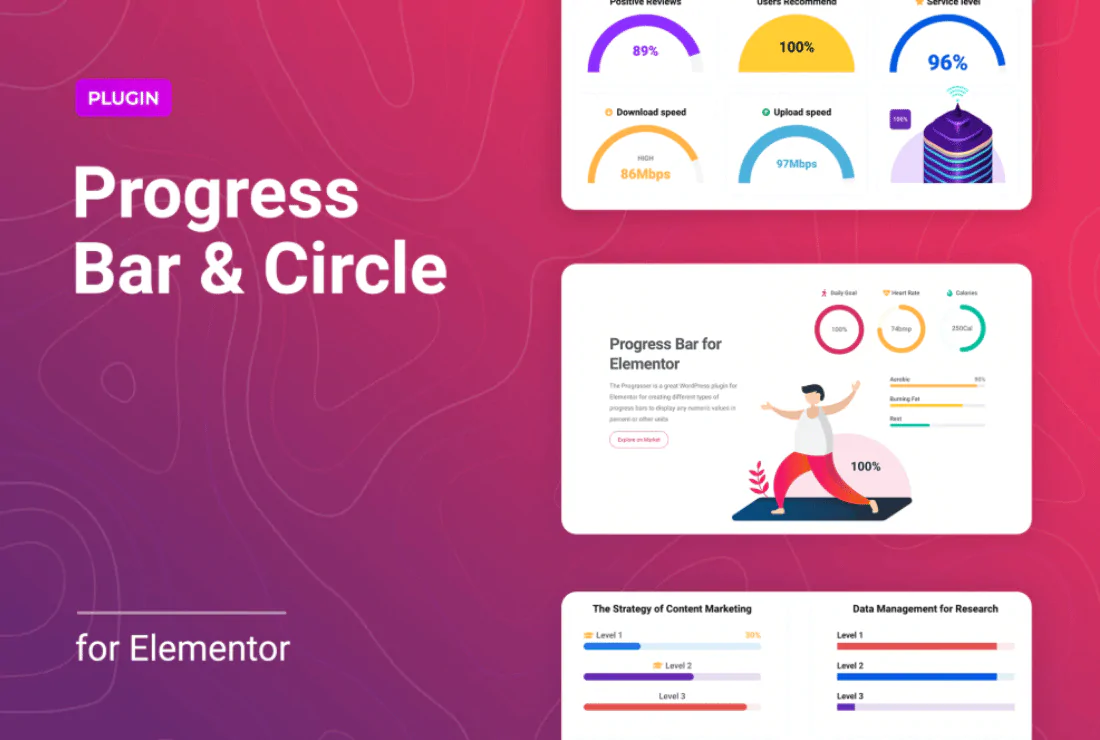 Progresser – Progress Bar and Progress Circle for Elementor- v1.0.5