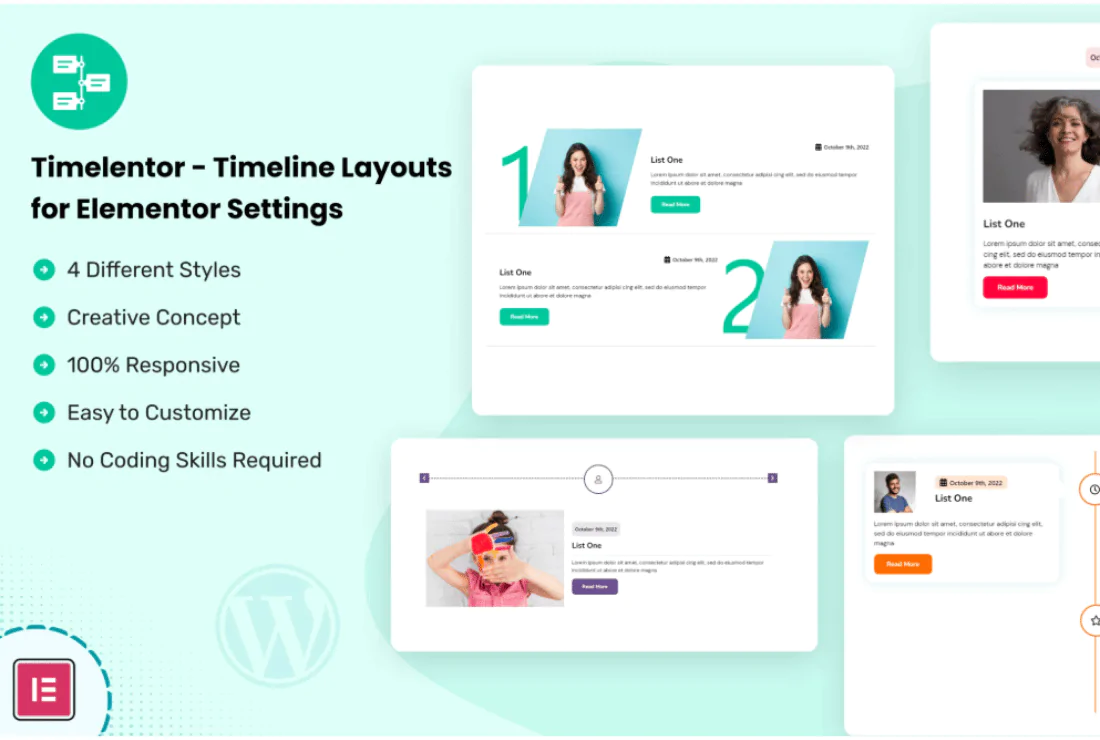 Timelentor – Timeline Layouts for Elementor - v1.0.5