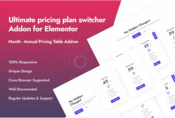 Ultimate Pricing Plan Switcher Addon for Elementor - v1.0.5